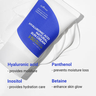 [Isntree] Hyaluronic Acid Natural Sun Cream SPF50+ PA++++