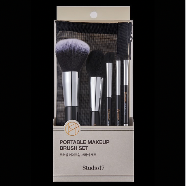 [Studio 17] Portable Makeup Brush Set