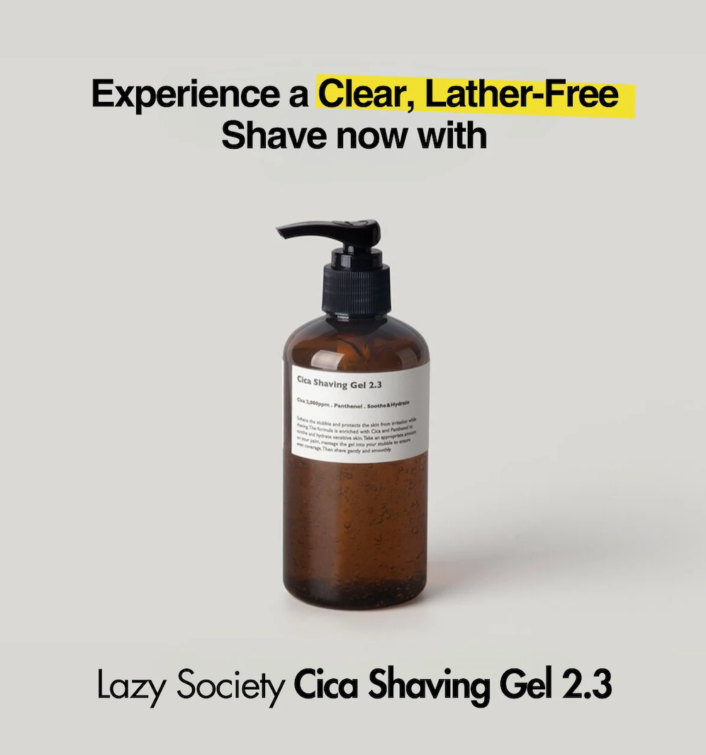 [Lazy Society] CICA Shaving Gel 2.3