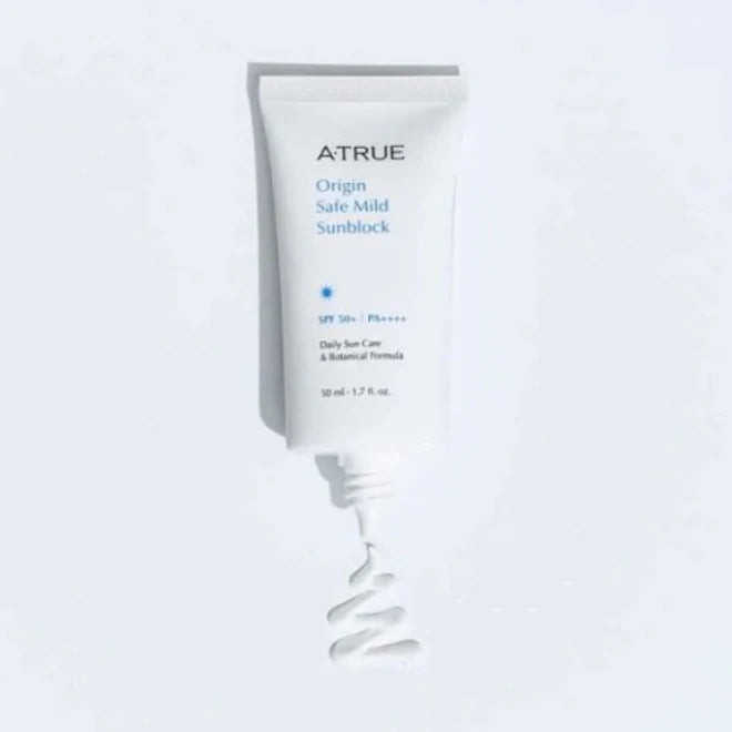 [A. True] Origin Safe Mild Sunblock (Mineral Physical Sunscreen) SPF50+ PA++++