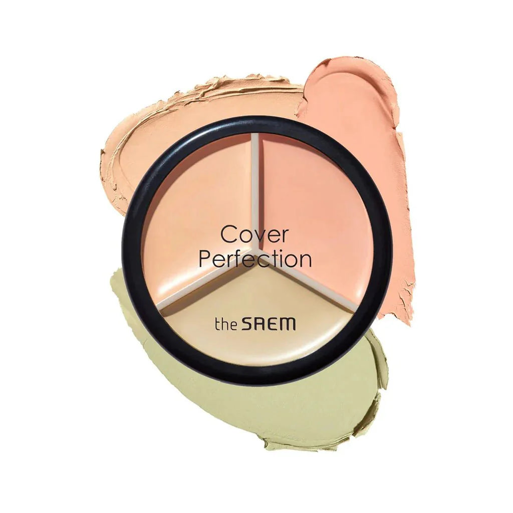 [The Saem] Cover Perfection Triple Pot Concealer